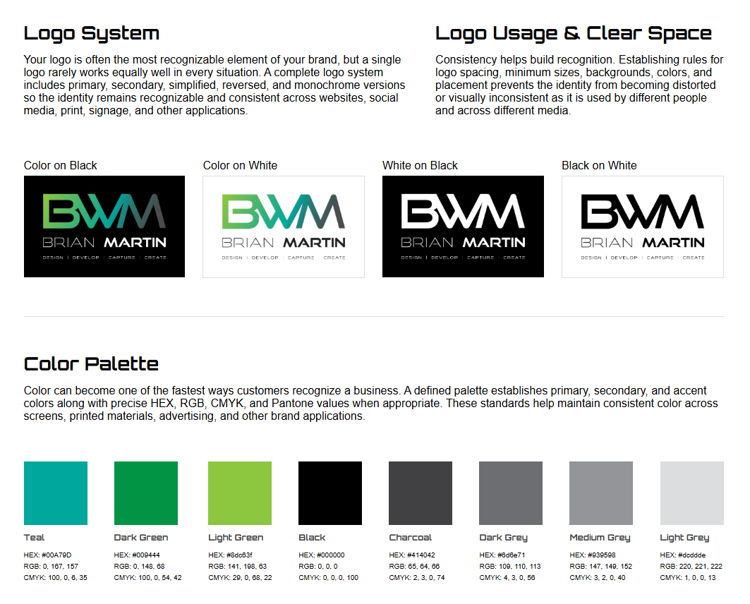 Brand identity design project